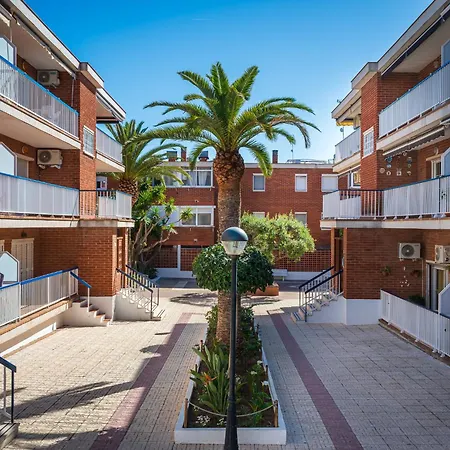 At122 Con Piscina Y Airco, 150m De La Playa トラダンバーラ